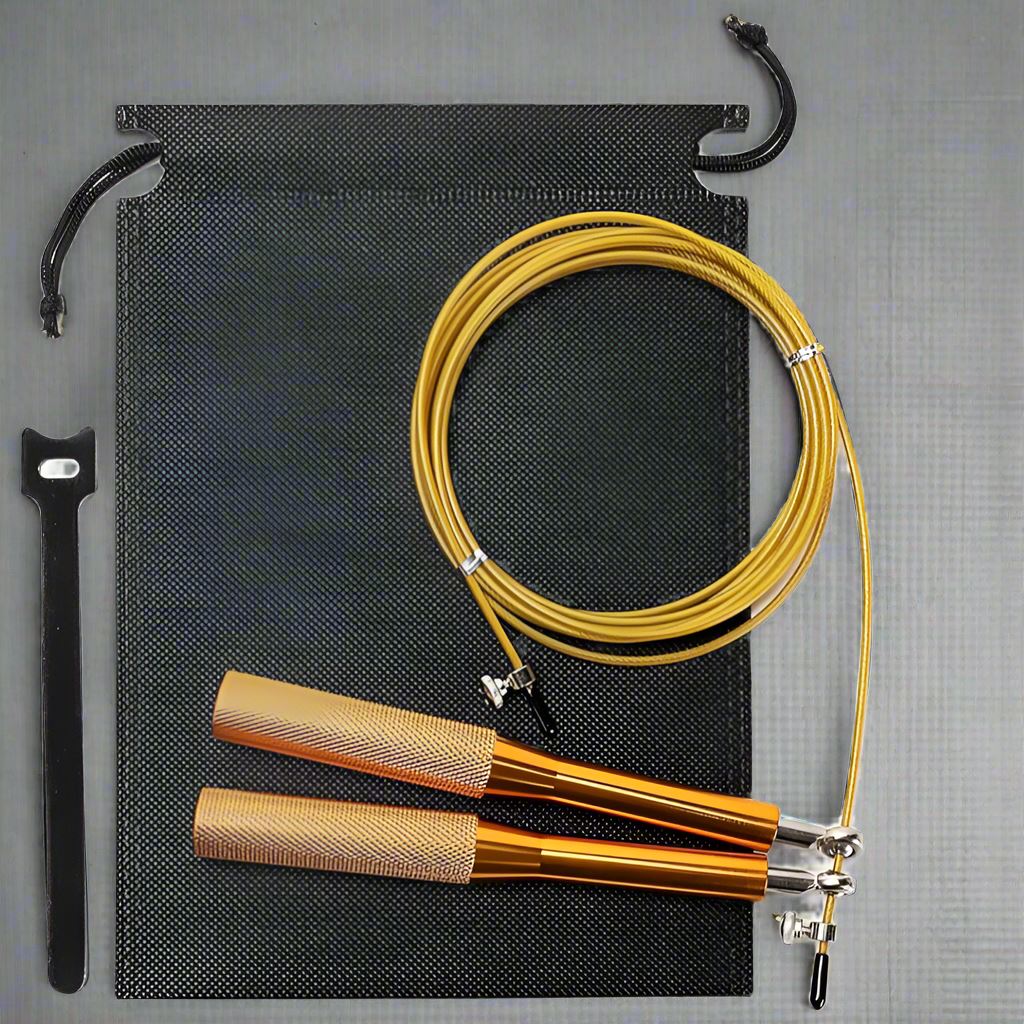 Corde à Sauter - JumpRopeCrossfit™ - Or - GJ Fit Shop