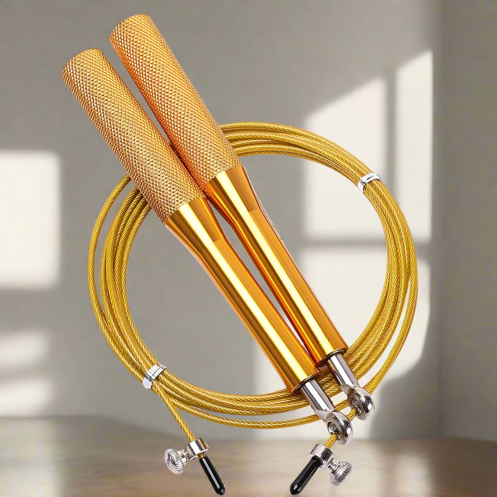 Corde à Sauter - JumpRopeCrossfit™ - Or - GJ Fit Shop