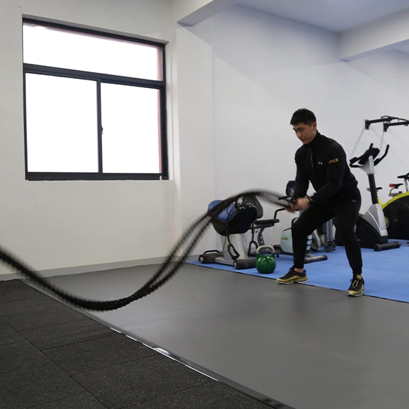 Corde Musculation - TitanSkip™ - Noir - GJ Fit Shop