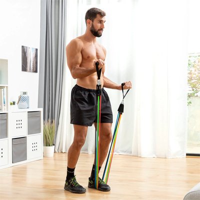 elastique musculation homme sentraine