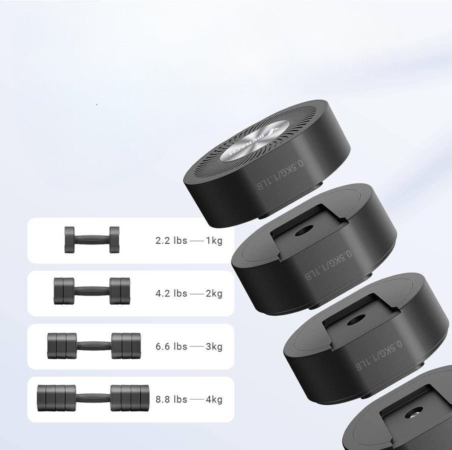 Haltères - AdjustTechDumbbells™ - Noir - GJ Fit Shop