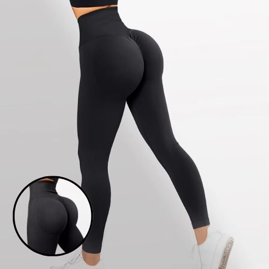 legging sport femme perfectfit noir agrandissement fesses