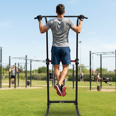 barre de traction fitness premium homme dos 