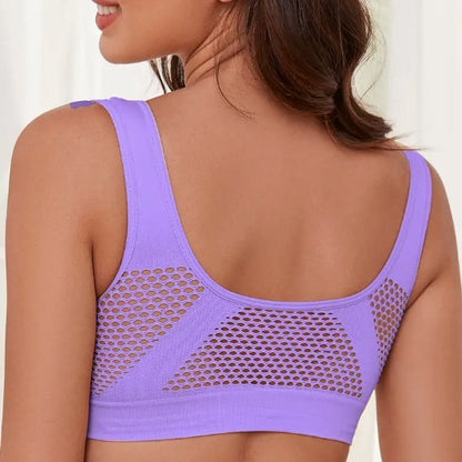 brassiere sport femme confort ultra pourpre