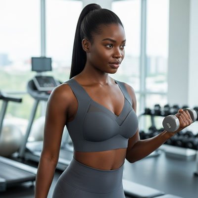 brassiere sport femme haute performance gris fonce femme sentraine