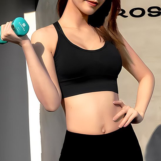 brassiere sport femme push up beautiful back noir confortable 