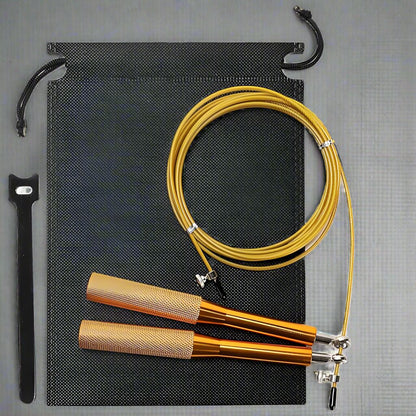 Corde à Sauter - JumpRopeCrossfit™ - Or - GJ Fit Shop