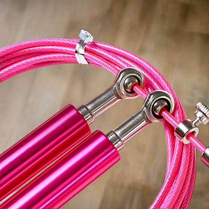corde a sauter jumpropecrossfit rose enroulee