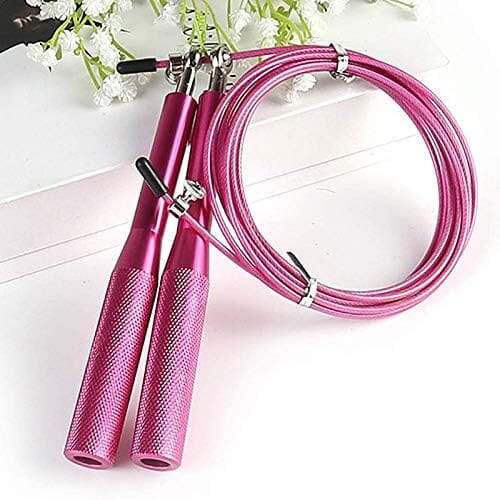 corde a sauter jumpropecrossfit rose resistante 
