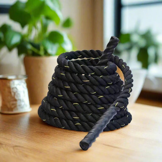 Corde Musculation - TitanSkip™ - Jaune - GJ Fit Shop