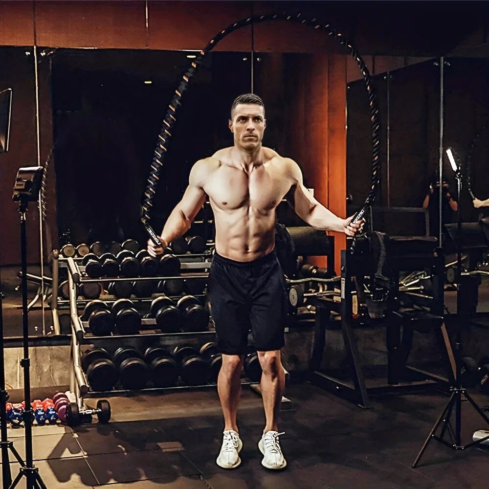 corde musculation titanskip jaune saut corde 