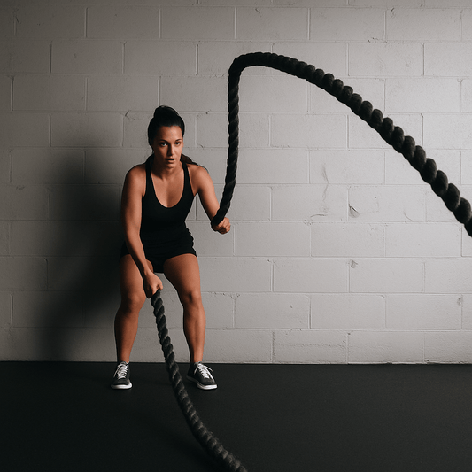 Corde Musculation - TitanSkip™ - Noir - GJ Fit Shop