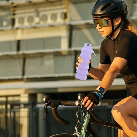 gourde de sport iso etanche violet 