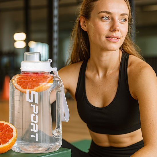 gourde sport hydrapro blanche 