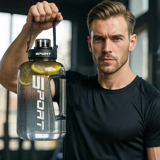 gourde sport hydrapro noir resistante