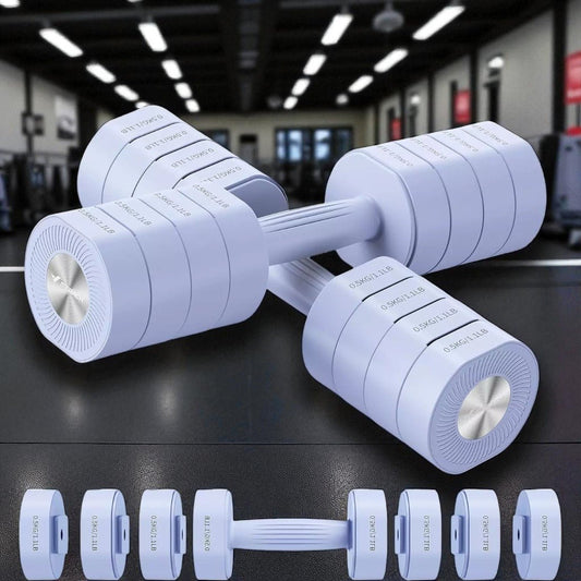 halteres adjusttechdumbbells bleu