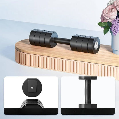 halteres adjusttechdumbbells noir assemble