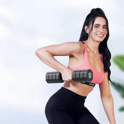 halteres adjusttechdumbbells noir reglable 