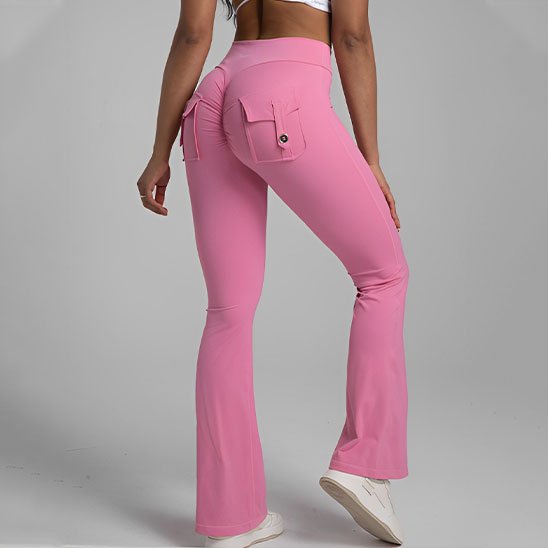 legging sport femme eva elegance rose