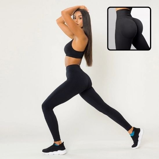 legging sport femme perfectfit noir femme fait fente