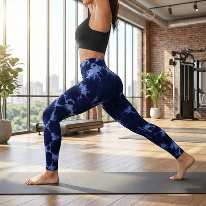 LEGGING SPORT FEMME | TIE - DYE FREEDOM - GJ Fit Shop