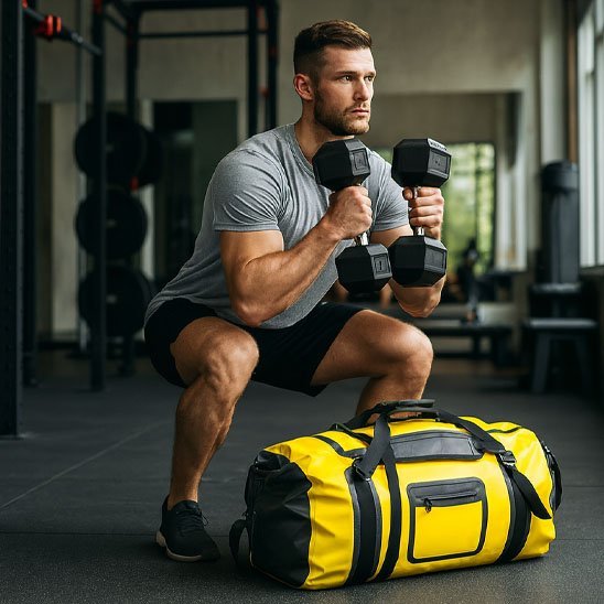 sac de sport pratico resistant homme squat
