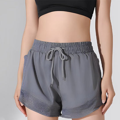 short running femme dry fast gris 