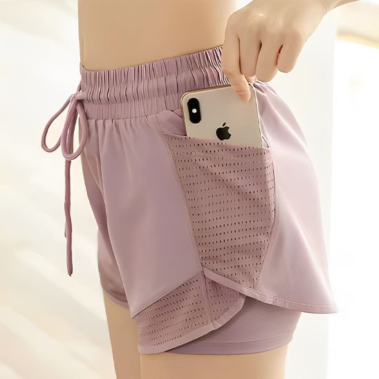 short running femme dry fast lilas 