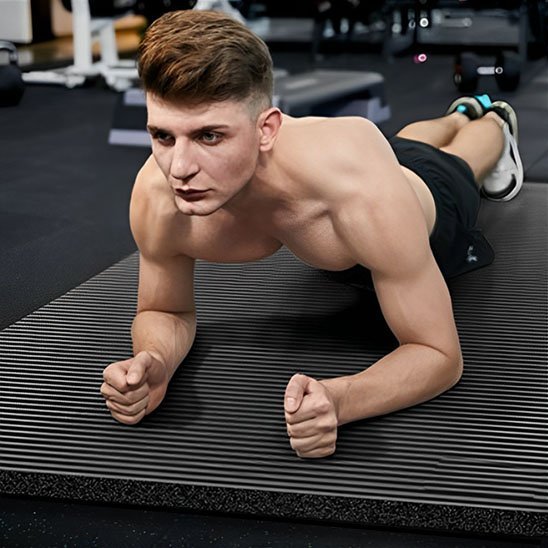 tapis de gym yog pro homme fait planche